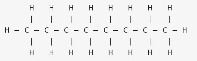عکس فرمول شیمیایی اکتان